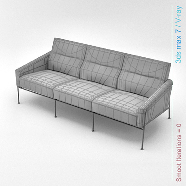 3ds design series 3 - series 3300 3 seater sofa by lajhar